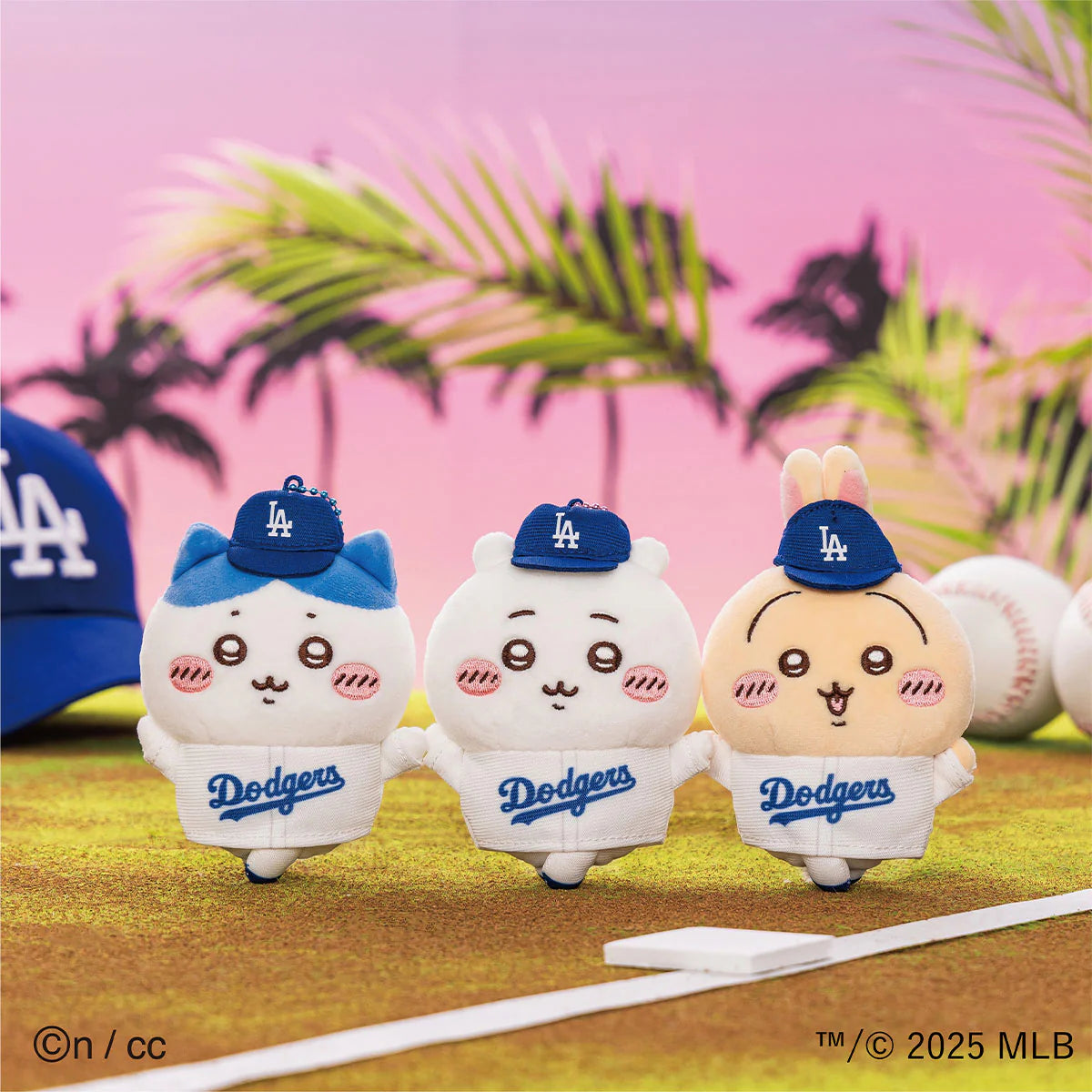 Chiikawa | 'Chiigawa x MLB TOKYO SERIES Mascot Hachiware (Dodgers)
