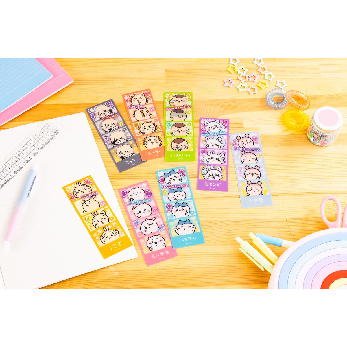 Chiikawa | Chiikawa Trading Nostalgic Print Seal-Style Bookmarks Blind Box (All 8 Types)