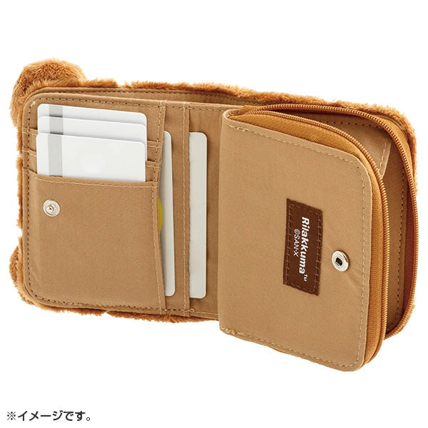 San-X | Rilakkuma Plush Wallet - Chairokoguma WL38004