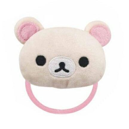 San-X | Rilakkuma Face Mascot Hair Rubber - Korilakkuma