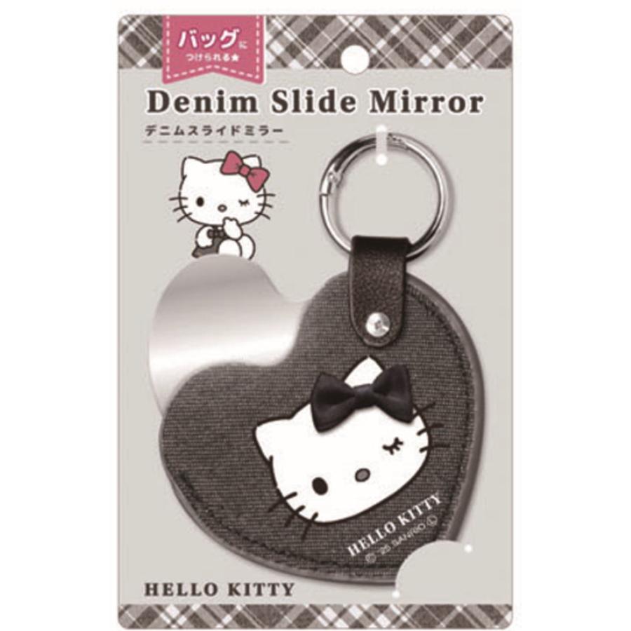 Sanrio | Sanrio Characters Denim Series Slide Mirror - Hello Kitty Black