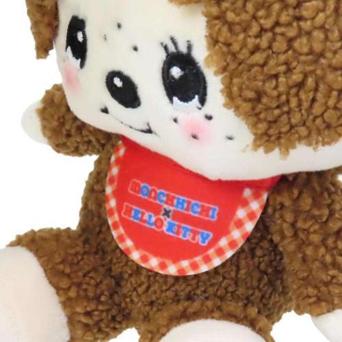 Sanrio K Company | Monchhichi x Hello Kitty Collaboration Plush Toy