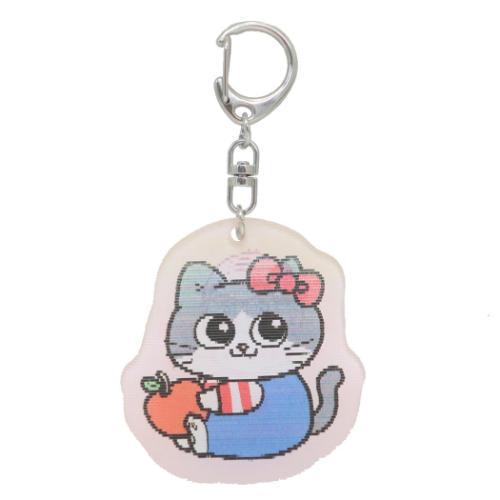 Sanrio | Uncle Reincarnated as a Cat x Hello Kitty Keychain
