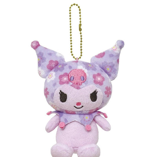 Sanrio K Company | Cherry Blossoms Mascot with Ball Chain - Kuromi