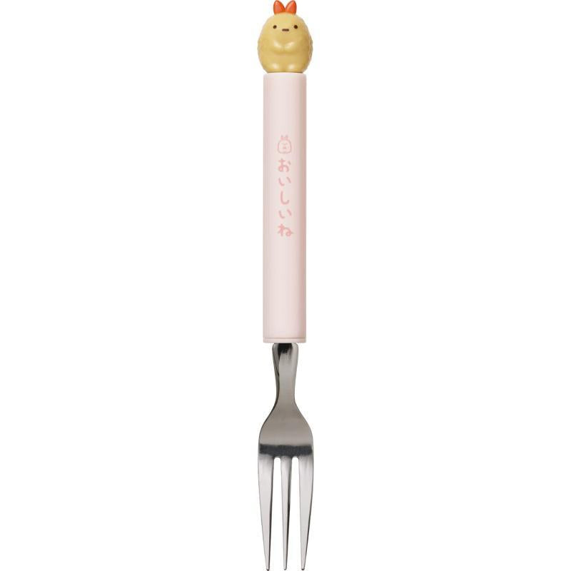 San-X | Sumikko Gurashi Fork with Mascot Ebi Furai's Tail KA11503