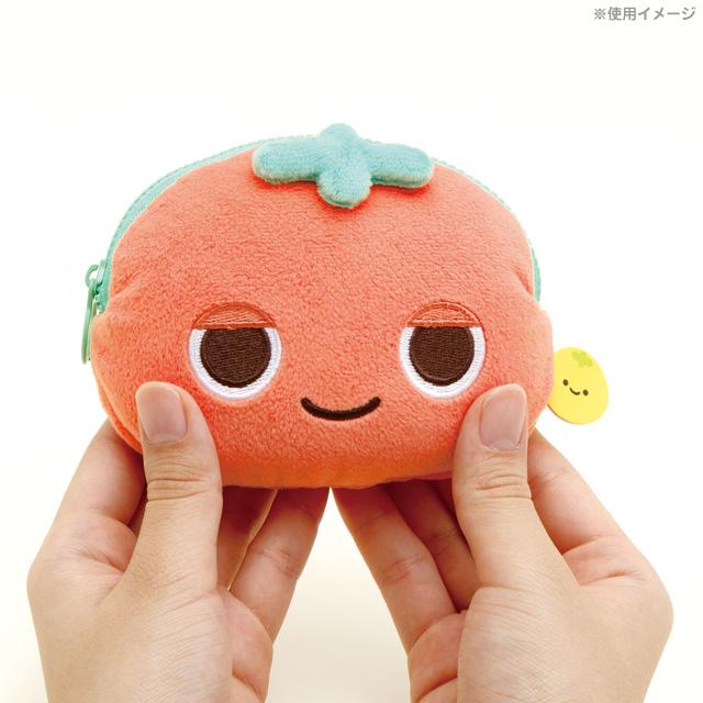 San-X | Lying Detective Tomanto Freshly Picked Plush Pouch - Tomato CA76601