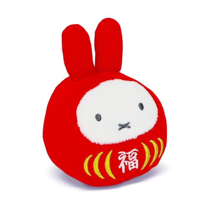Miffy | Miffy Lucky Daruma Red and White Set Plush Toy