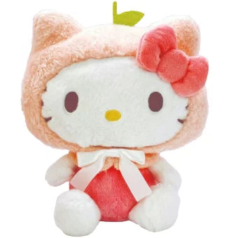 Sanrio | Pastel Fruit Cape Stuffed Toy - Hello Kitty