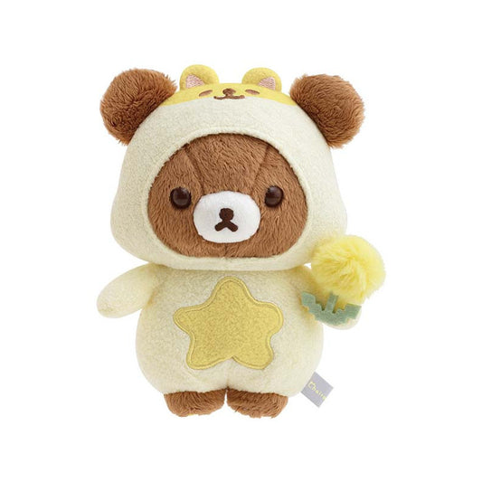 San-X | Rilakkuma Dandelions and Twin Hamsters Plush Toy - Chairoikoguma MF45901