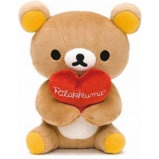 San-X | Rilakkuma Tabletop Plush - Rilakkuma (Heart) MK59301