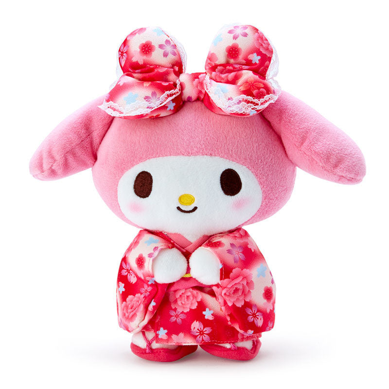 Sanrio | Sakura Graduation Kimono Design Plush Toy - My Melody