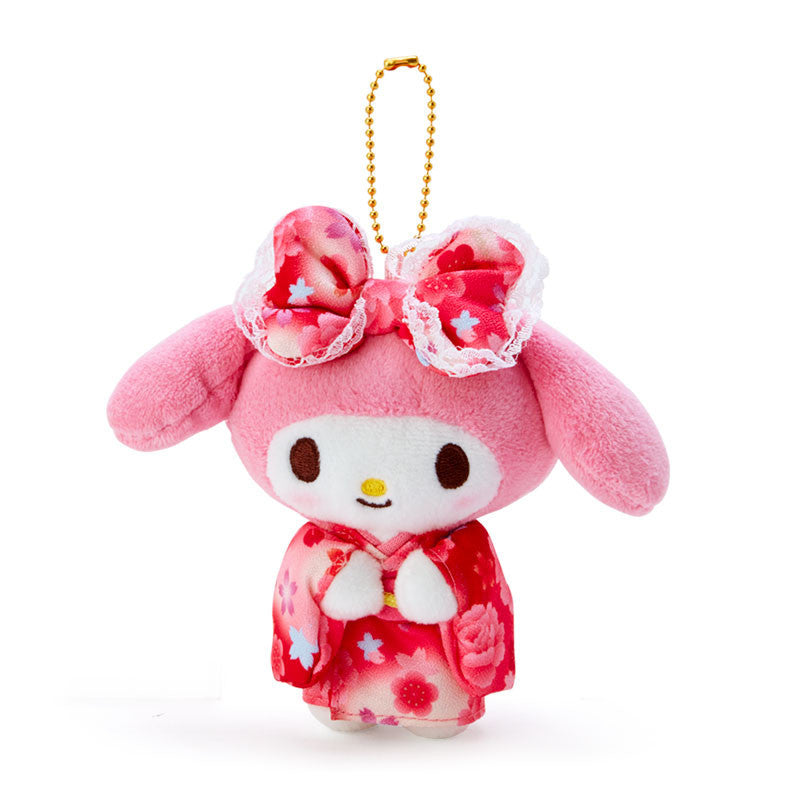 Sanrio | Sakura Graduation Kimono Design Plush Keychain - My Melody