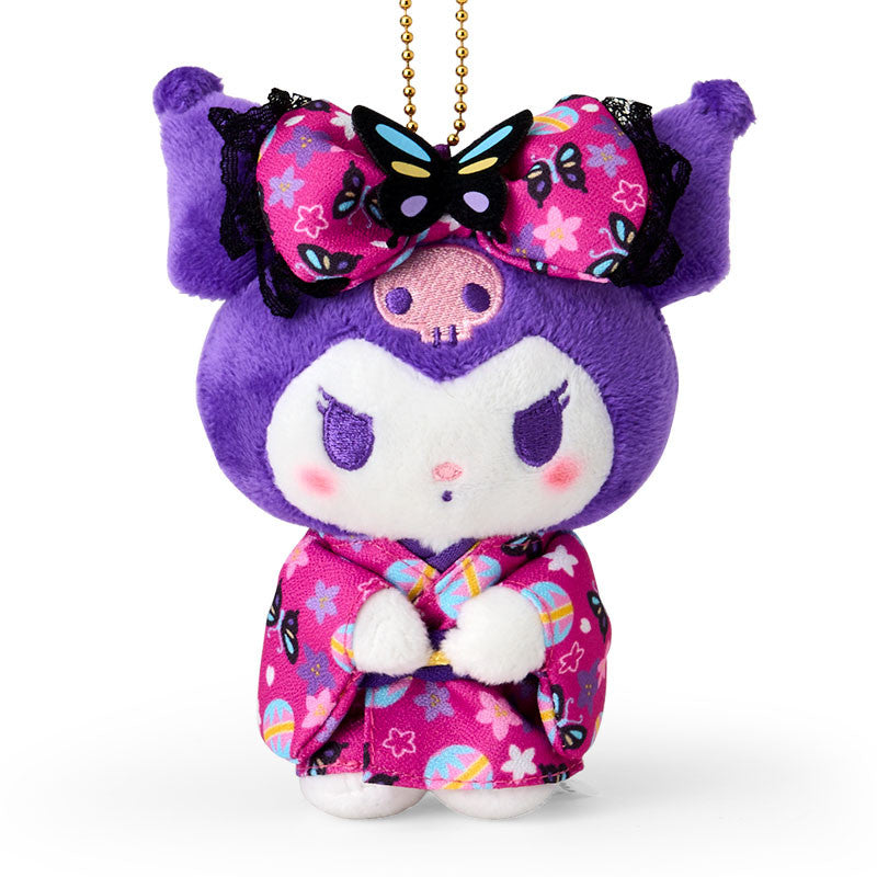 Sanrio | Sakura Butterfly Kimono Design Plush Toy - Kuromi