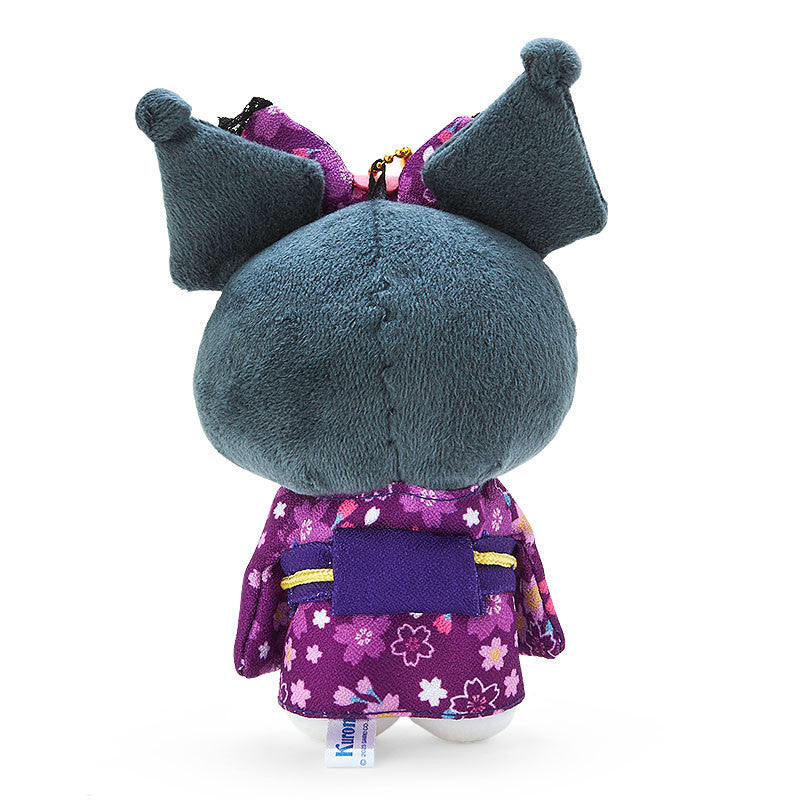 Sanrio | Sakura Kimono Design Plush Keychain - Kuromi