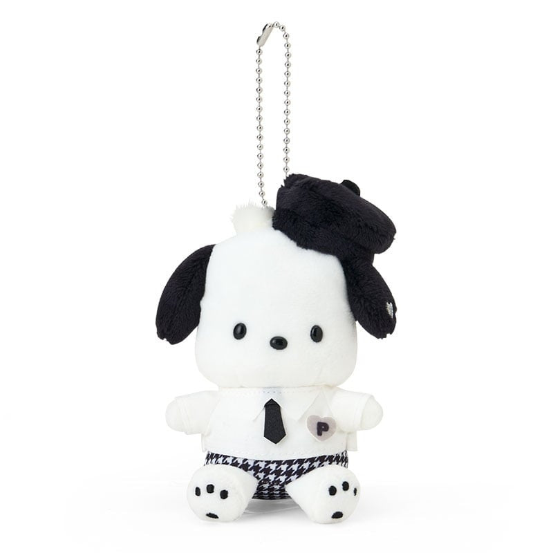 Sanrio | Monotone Plush Keychain - Pochacco