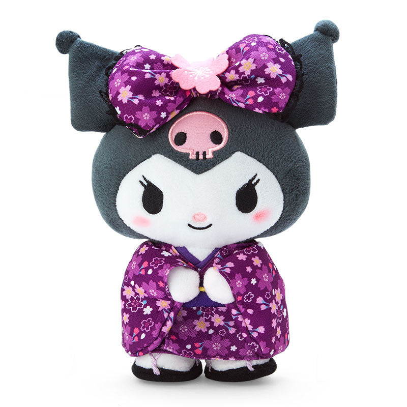 Sanrio | Sakura Kimono Design Plush Toy - Kuromi Purple