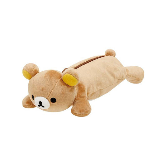 San-X | Rilakkuma Korilakkuma's Strawberry Pen Plush Pouch - Rilakkuma