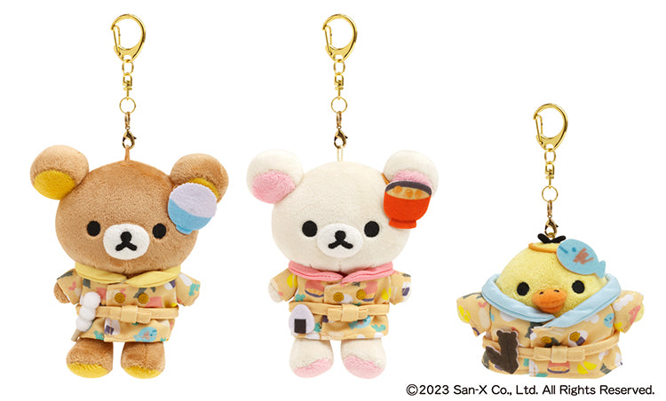 San-X | Rilakkuma x WASHOKU Special Exhibition Hanging Stuffed Toy - Korilakkuma