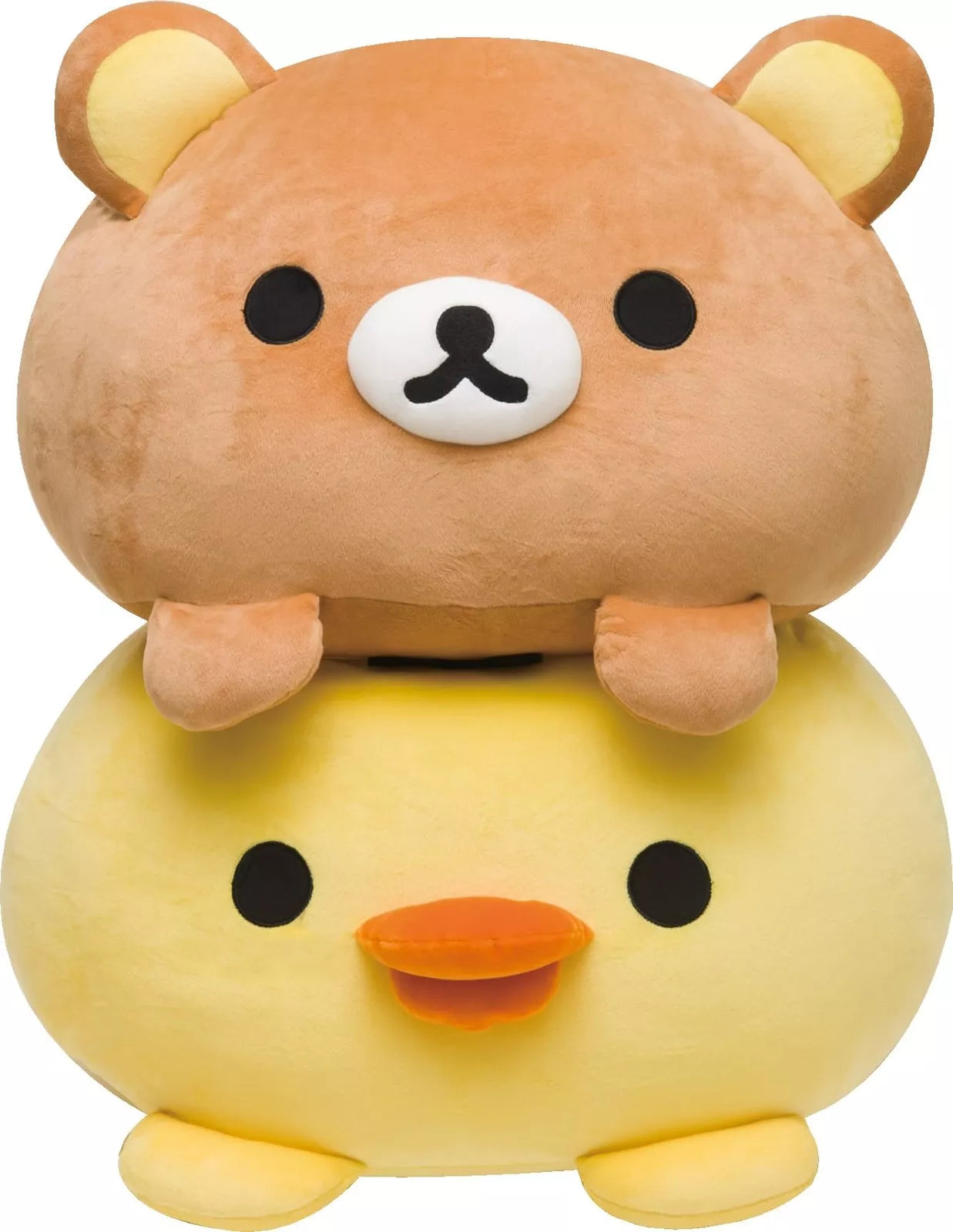 San-X | Rilakkuma Super Mochimochi Daifuku Cushion - Rilakkuma MX09401