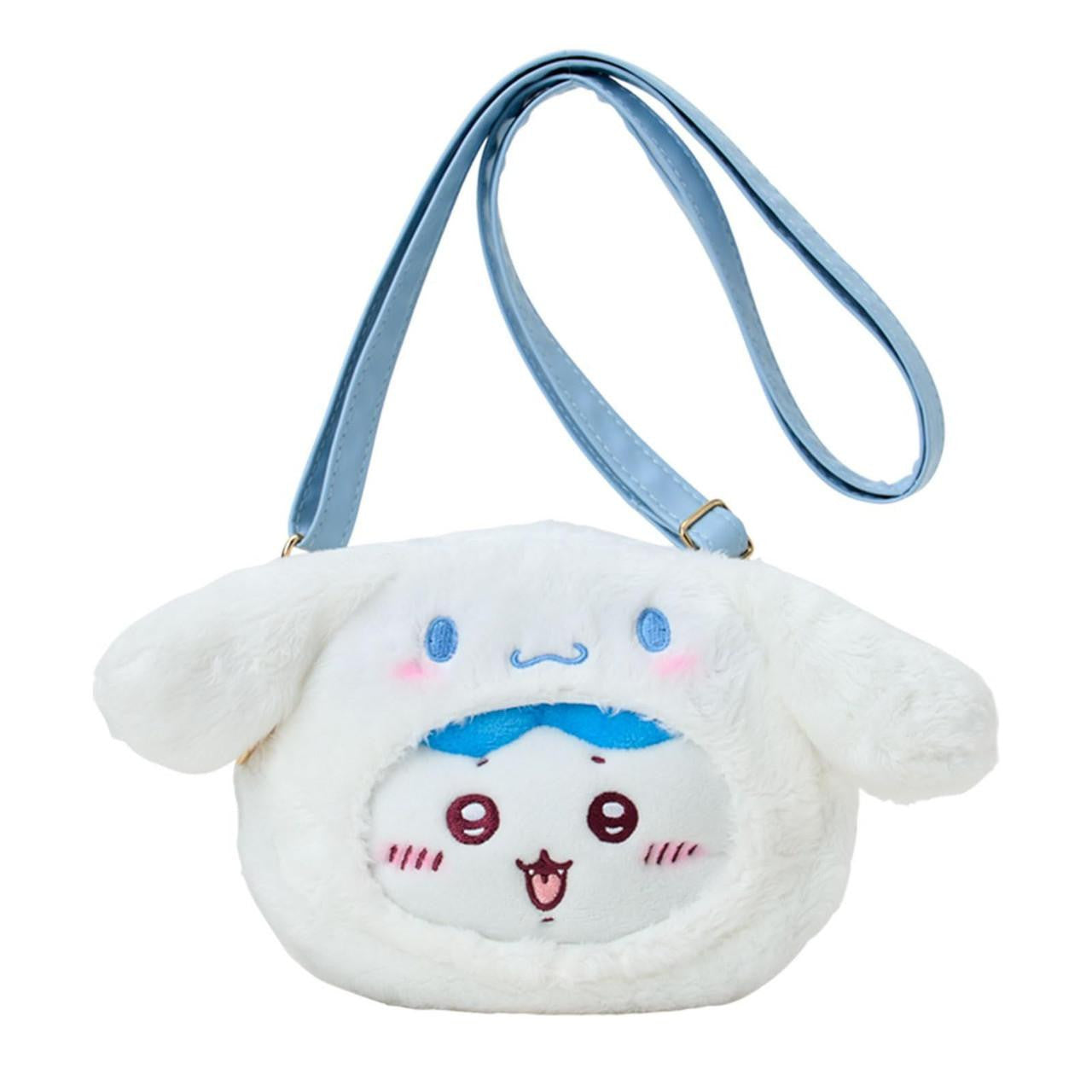 Chiikawa x Sanrio Characters Plush Bag Chiikawa (02Hachiware) x Cinnamoroll