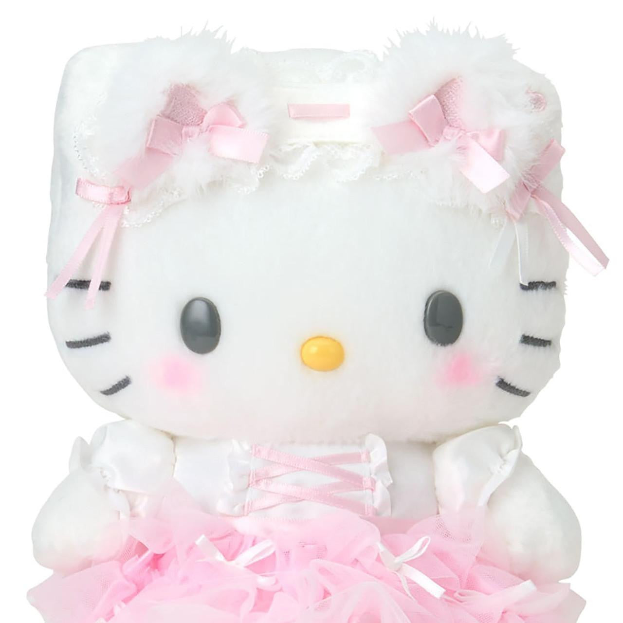Sanrio | Sanrio White Cat Ballerina Plush Toy - Hello Kitty