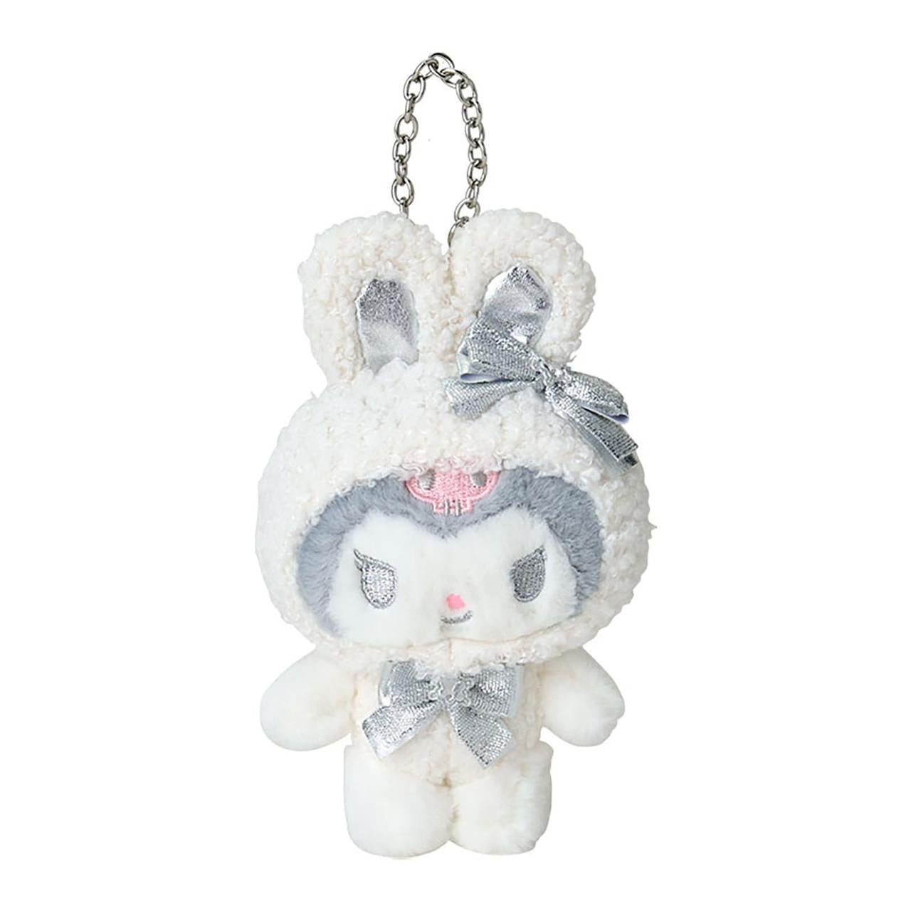 Sanrio | Fluffy Snow Rabbit Mascot Charm - Kuromi