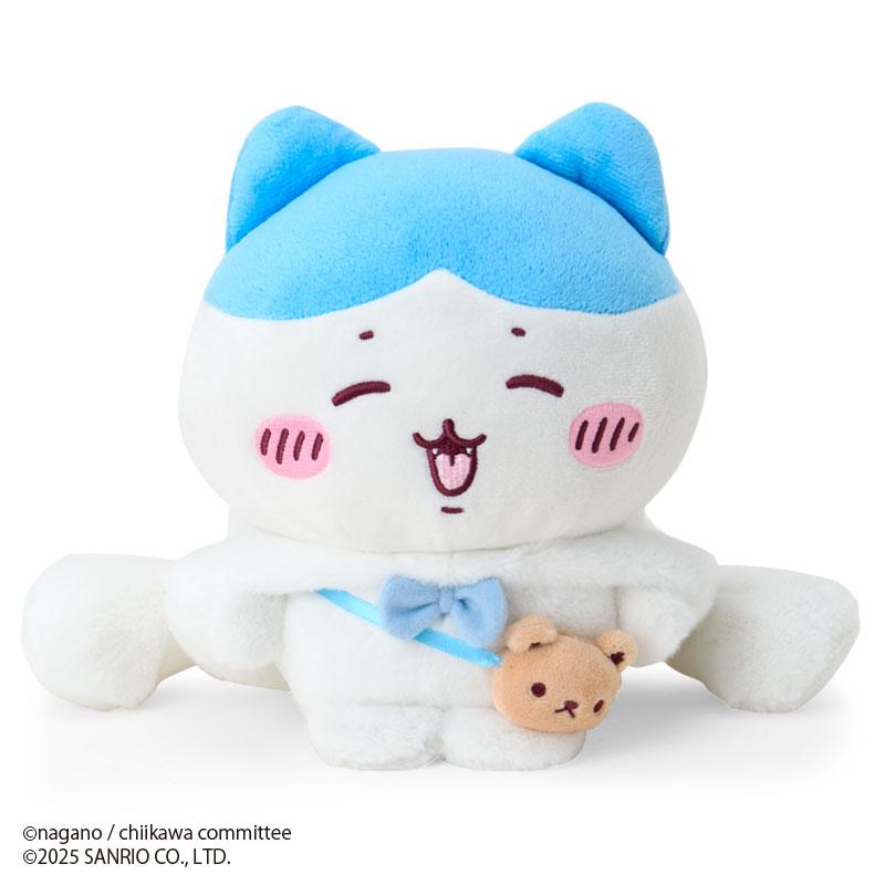 Chiikawa x Sanrio Characters Plush Toy Chiikawa (02Hachiware) x Cinnamoroll