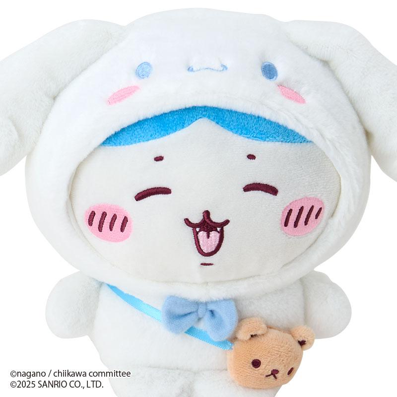 Chiikawa x Sanrio Characters Plush Toy Chiikawa (02Hachiware) x Cinnamoroll