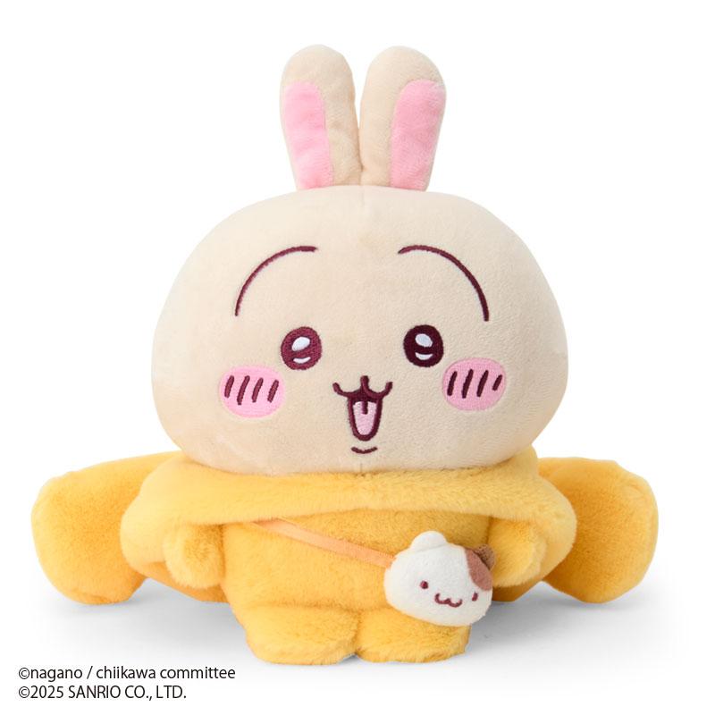 Chiikawa x Sanrio Characters Plush Toy Chiikawa (03Usagi) x Pompompurin