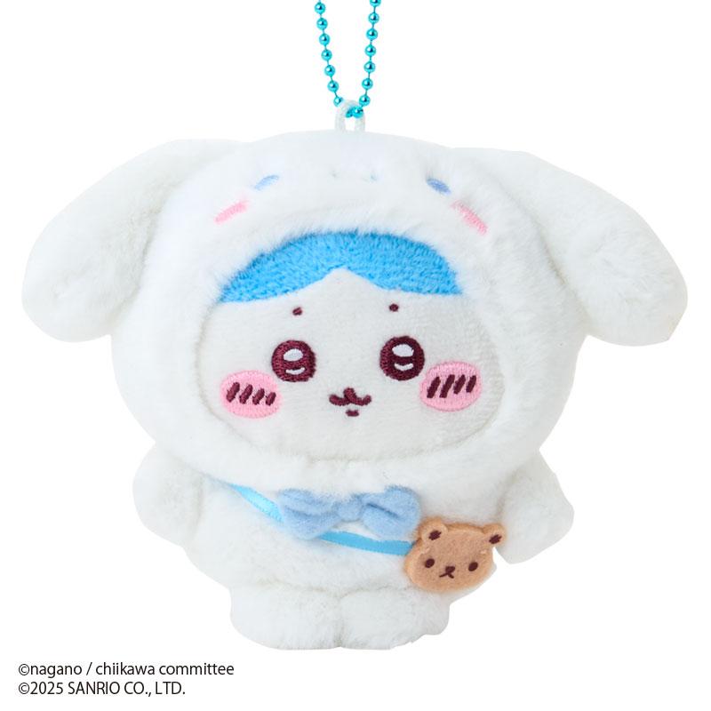Chiikawa x Sanrio Characters Mascot Holder Chiikawa (02Hachiware) x Cinnamoroll