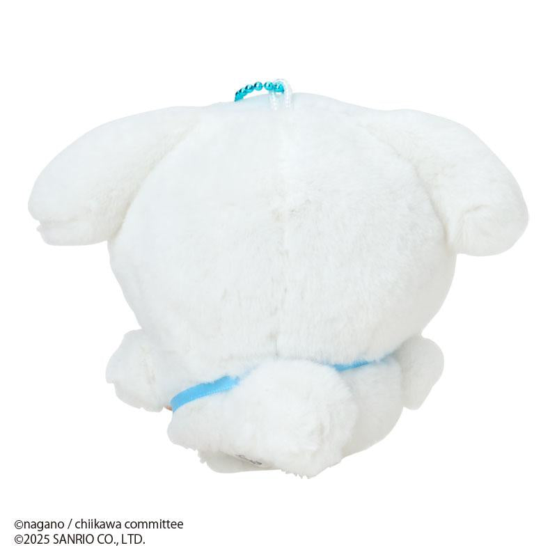 Chiikawa x Sanrio Characters Mascot Holder Chiikawa (02Hachiware) x Cinnamoroll