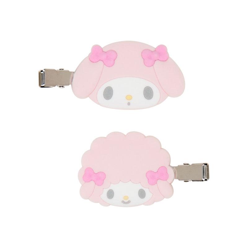 Sanrio | Sanrio Original Mascot Flocky Bangs Hair Clips Set of 2 - My Melody