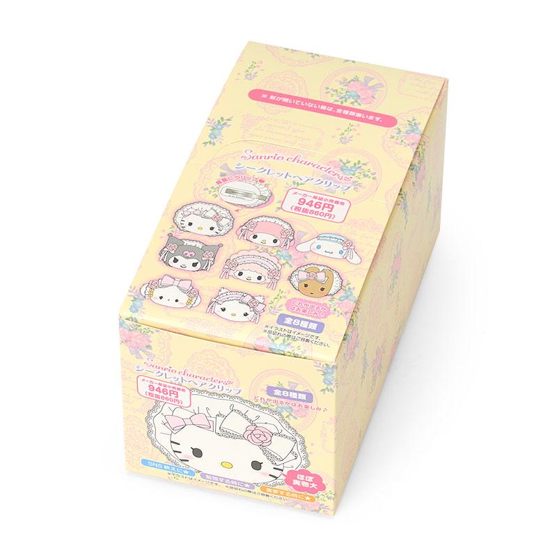 Sanrio | Sanrio White Frill Plush Hair Pin Blind Box
