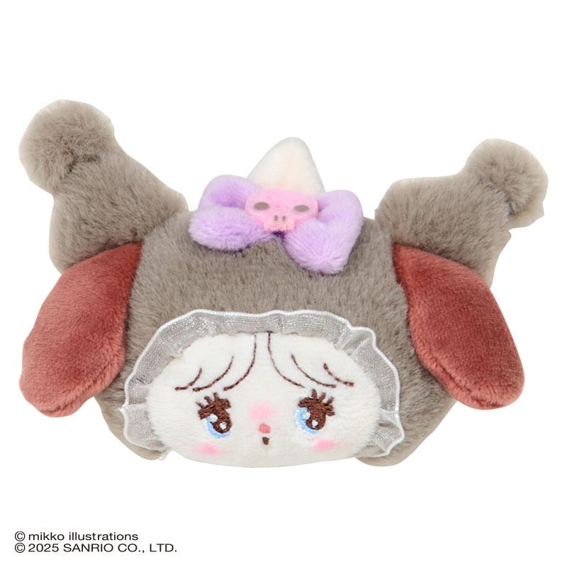 Sanrio | Mikko Illustrations x Sanrio Characters Plush Hair Clip Set - Kuromi