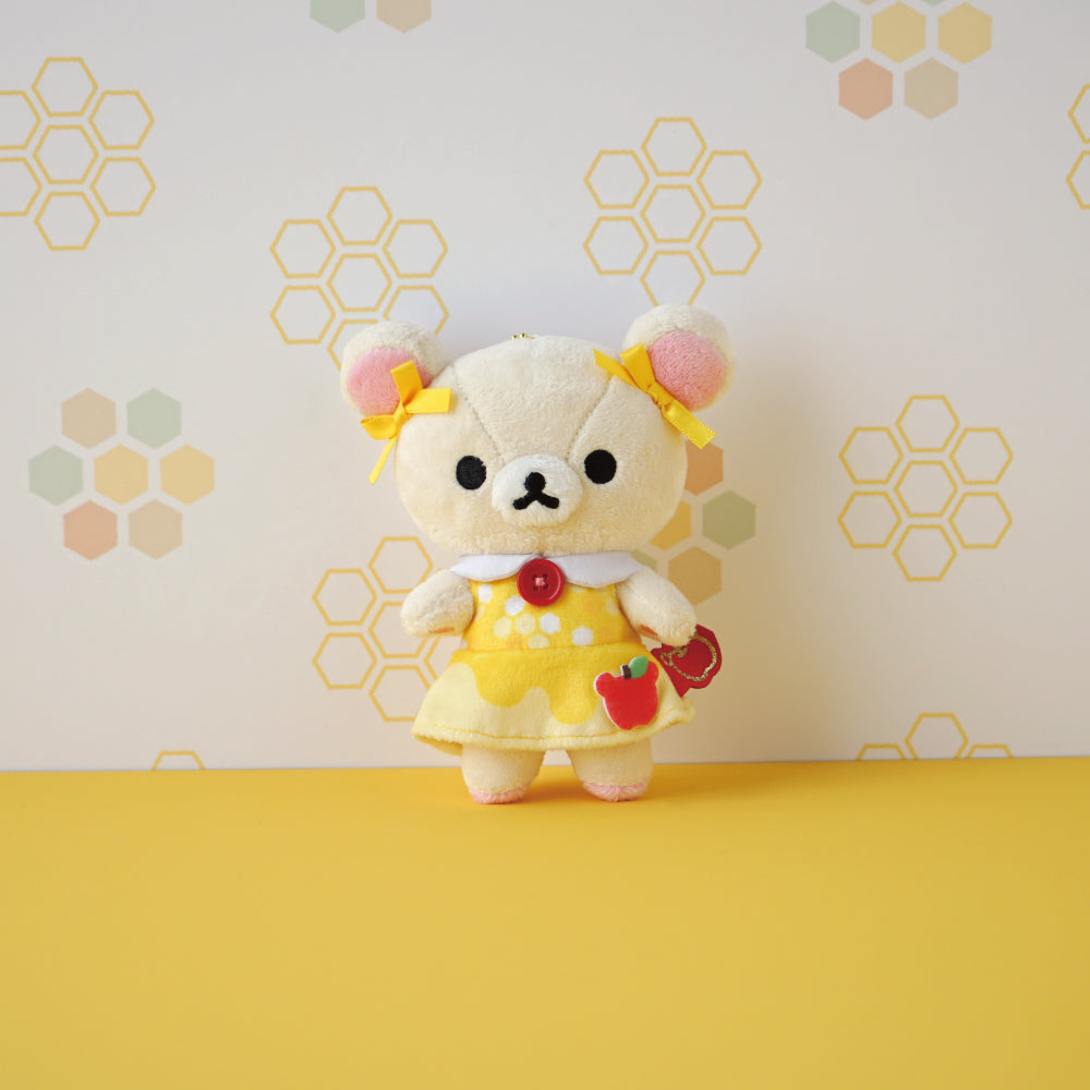 San-X | Rilakkuma Honey Exploration Team Design Hanging Plush Toy - Korilakkuma