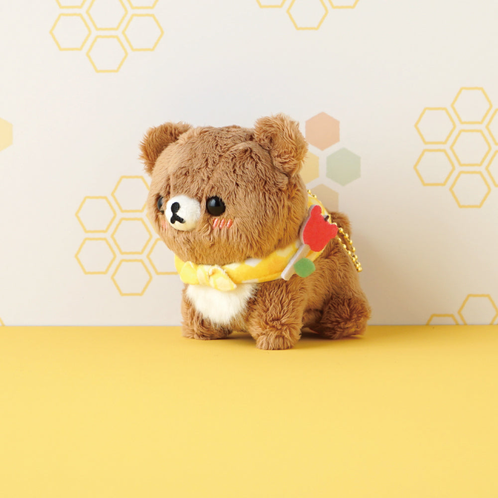 San-X | Rilakkuma Honey Exploration Team Design Hanging Plush Toy - Exploration Team