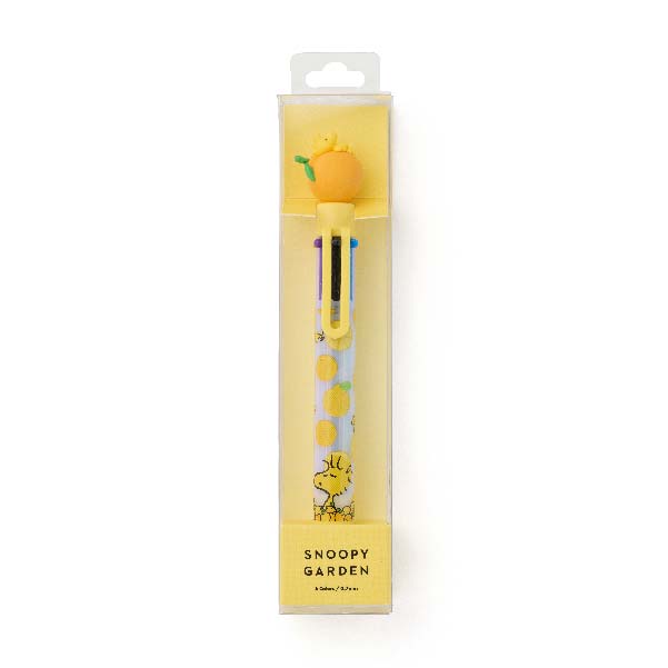 PEANUTS | SNOOPY GARDEN Korea | 6 Color Multi Pen - Woodstock Hallabong