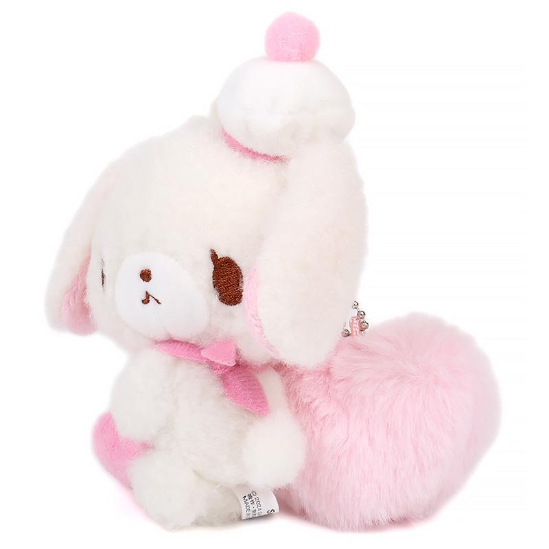Sanrio | Fluffy Heart Design | Honey Cute Mascot Holder Sugar Bunny Shirosa