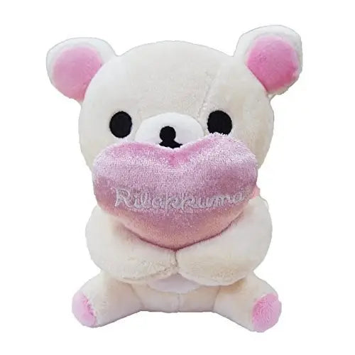 San-X | Rilakkuma Tabletop Plush - Korilakkuma (Heart) MK59401