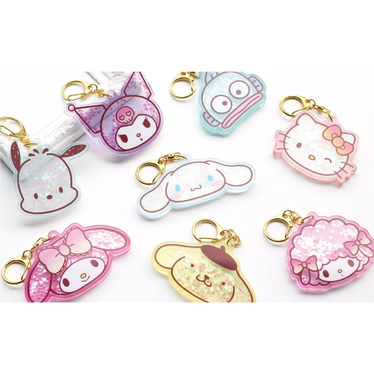 Sanrio | Sanrio Characters Holo Glitter Keychain - Cinnamoroll