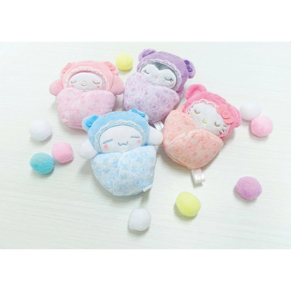 Sanrio | Sanrio Characters Swaddle Baby Latte Bear Mascot - Kuromi