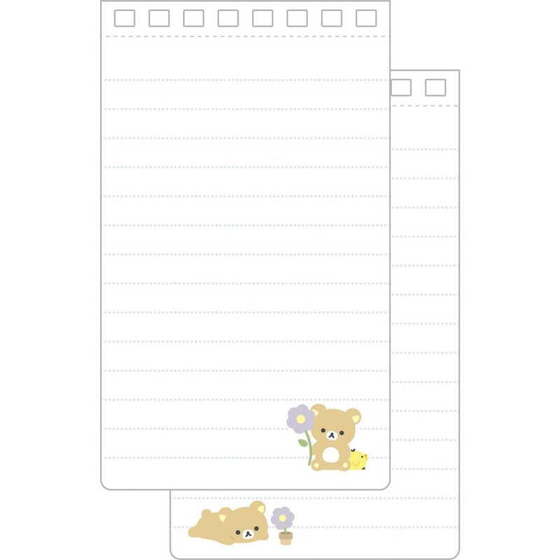 San-X | Rilakkuma BASIC RILAKKUMA Flower Long SP Memo MH26801