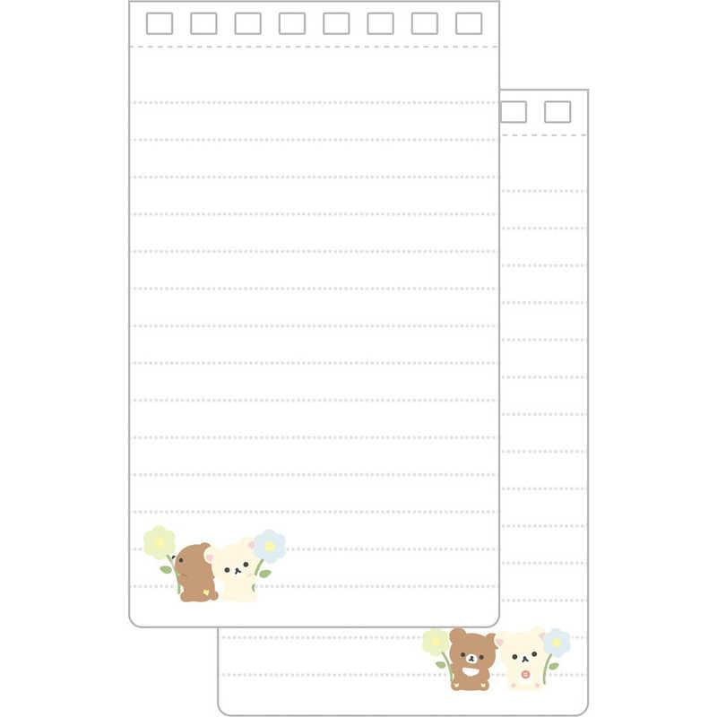 San-X | Rilakkuma BASIC RILAKKUMA Flower Long SP Memo MH26802