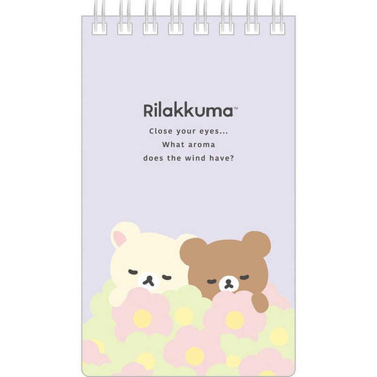 San-X | Rilakkuma BASIC RILAKKUMA Flower Long SP Memo MH26802