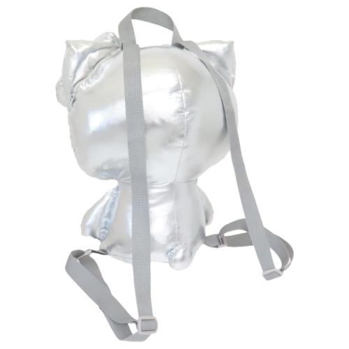 Sanrio | Hello Kitty Plush Backpack - Metallic Sliver