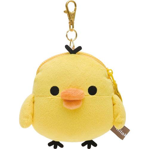 San-X | Rilakkuma Plush Pass Case With Reel - Kiiroitori