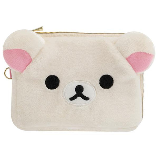 San-X | Rilakkuma Plush Toy Pass Case - Korilakkuma PB72202