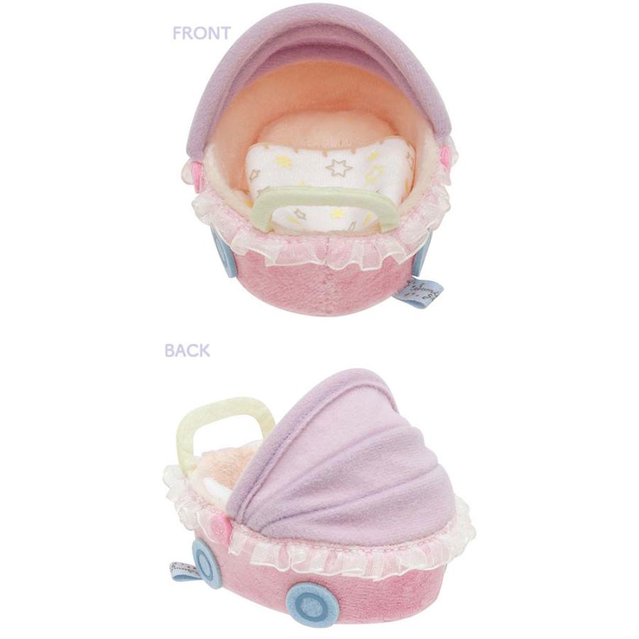 San-X | Sumikko Gurashi Collection | Sumikko Hand-helod Tenori Plush Baby Stroller MF85201