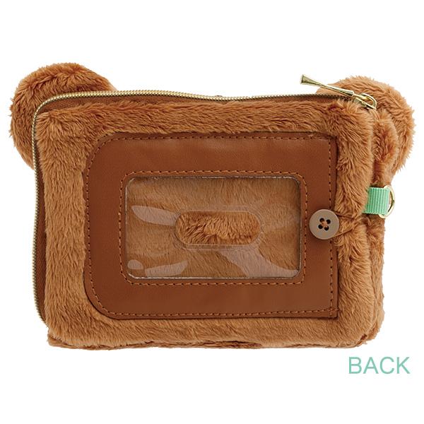 San-X | Rilakkuma Plush Toy Pass Case - Chairoikoguma PB72204