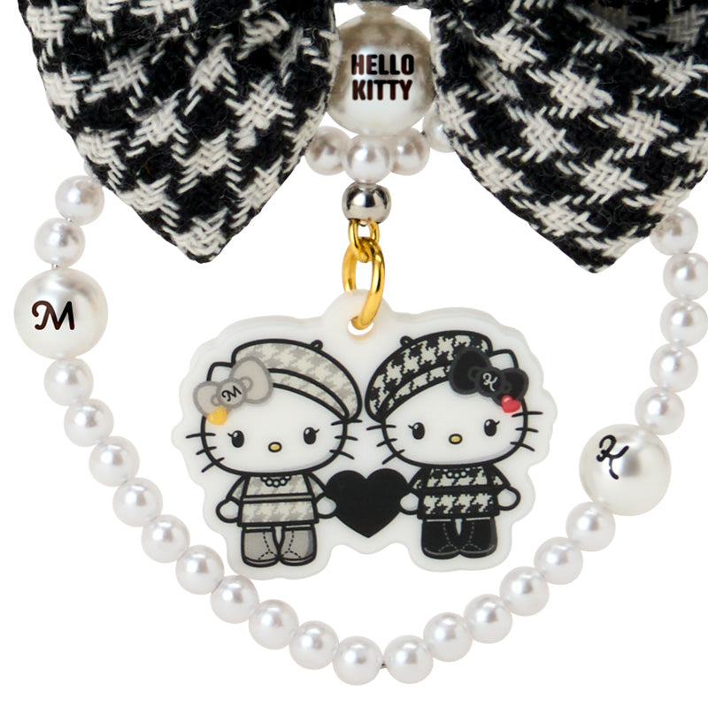 Sanrio | Hello Kitty Monochrome Girly Twin Outfits Keychain